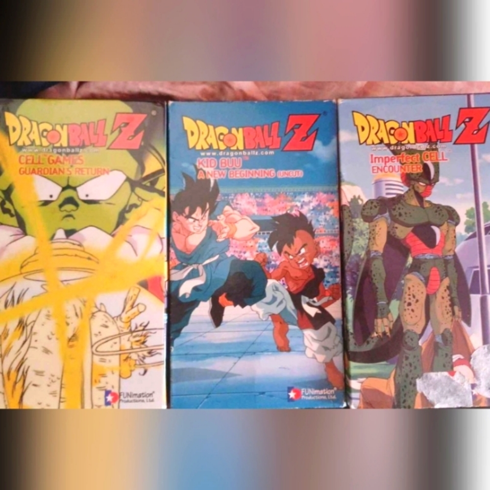 DBZ VHS Tapes 3 Vintage 90s